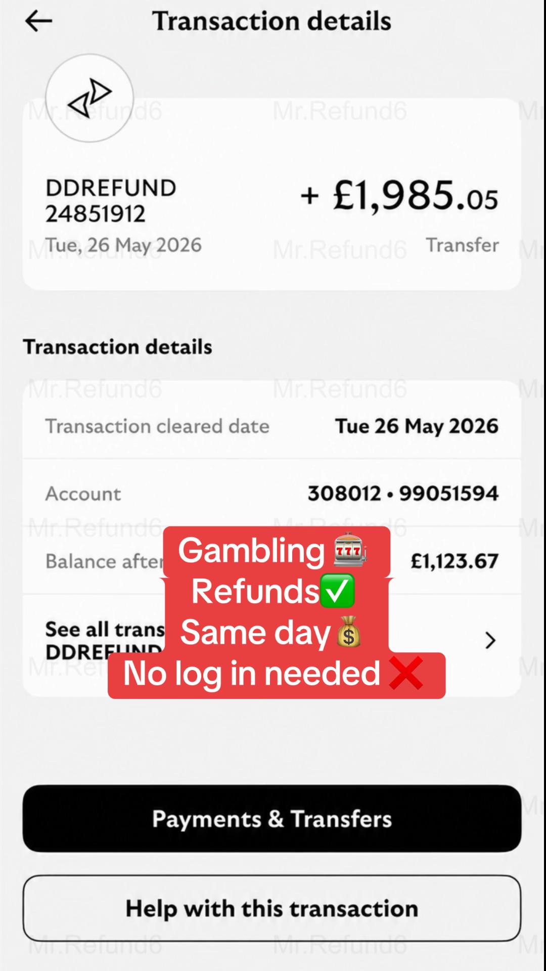 @MR Refund