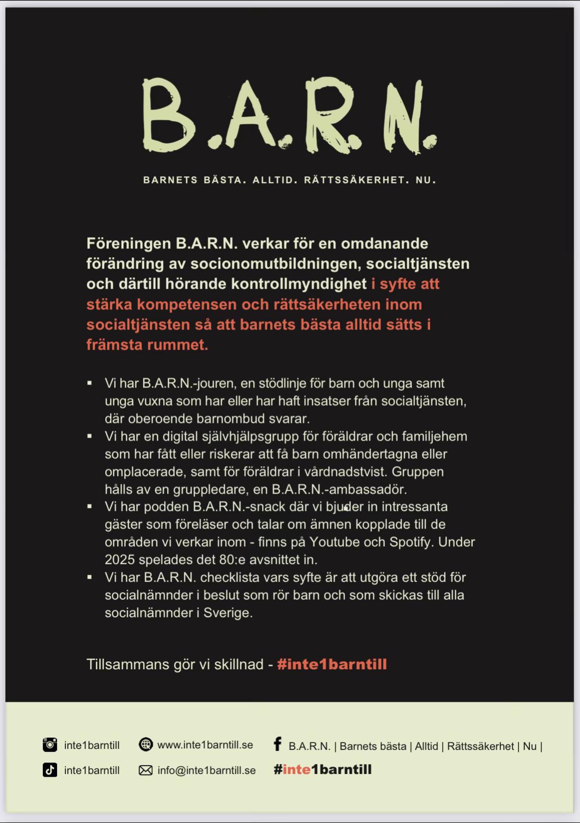 @B.A.R.N. #inte1barntill