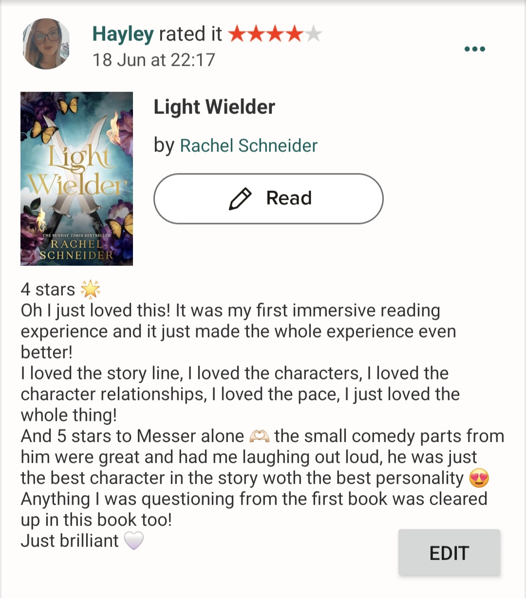 @Hayles&bull;Booktok 📚✨️