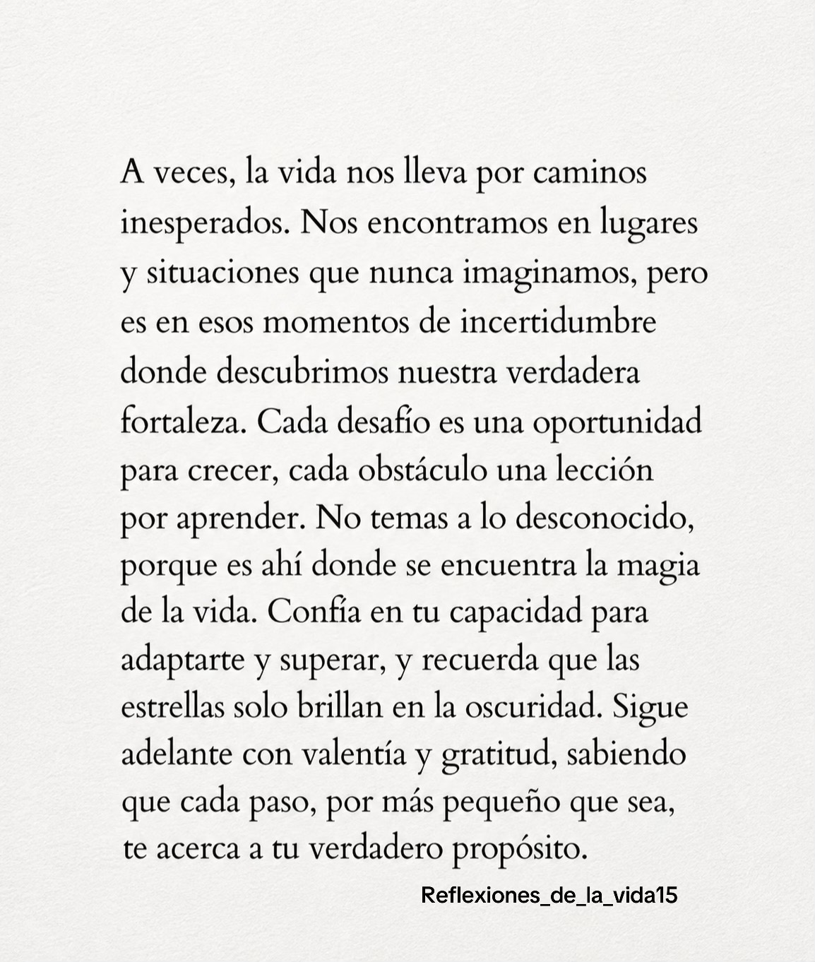 @Reflexiones de la vida
