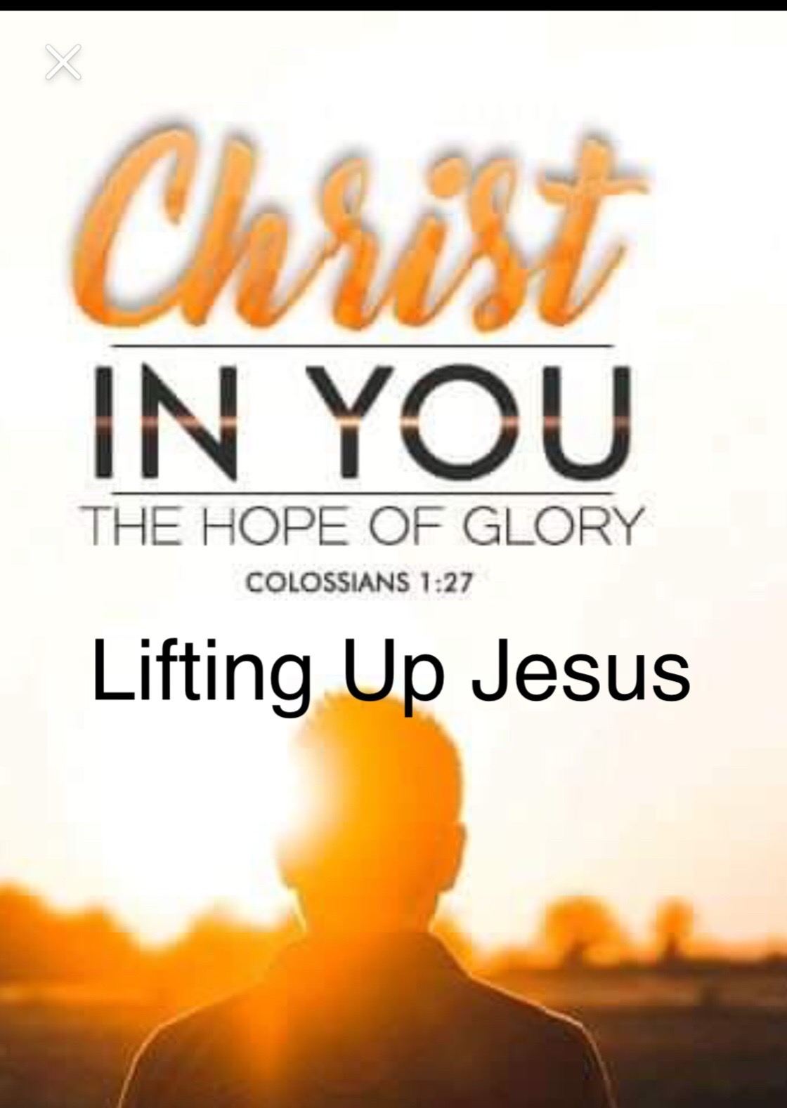 @liftingupjesus