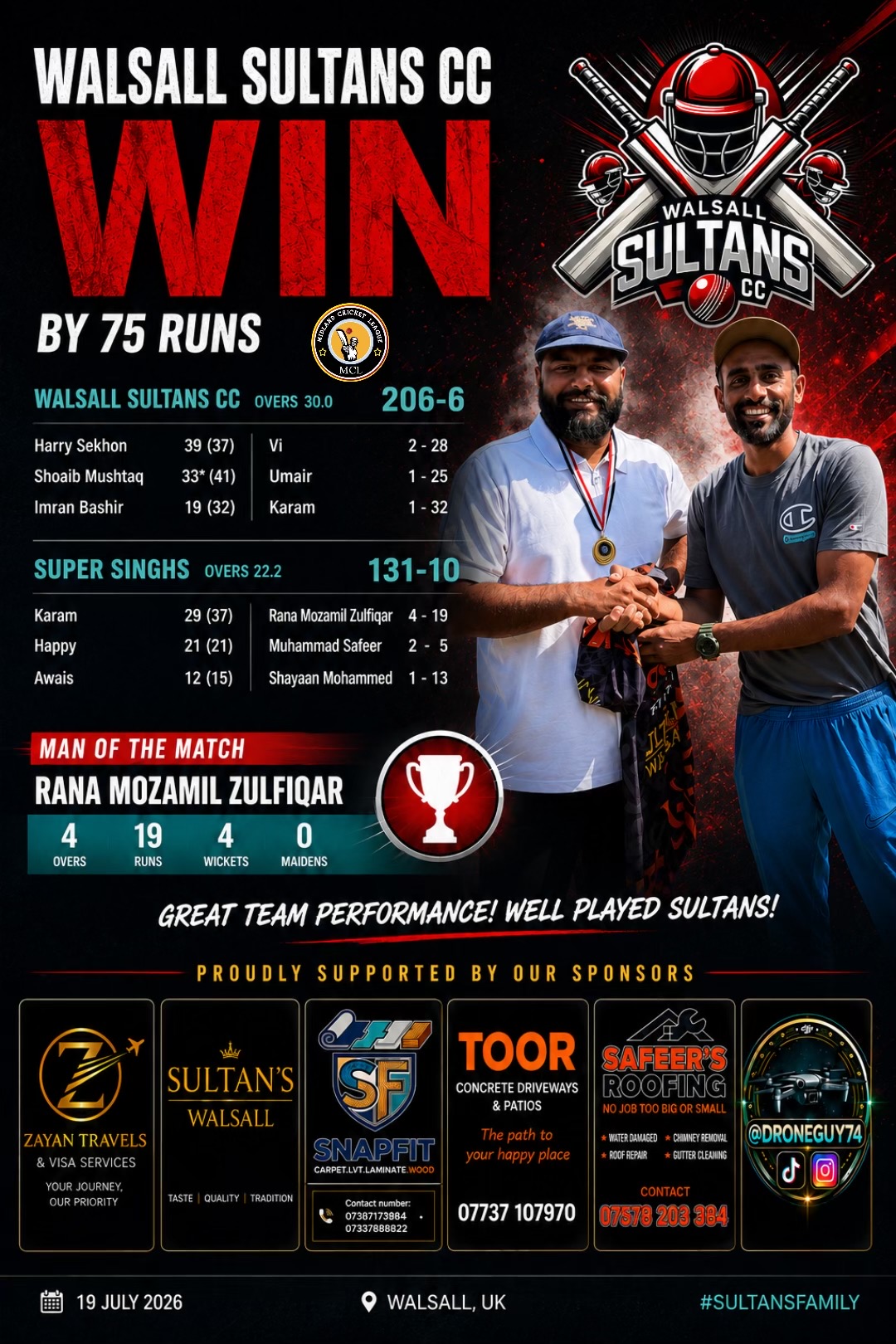 @Walsall Sultans cc