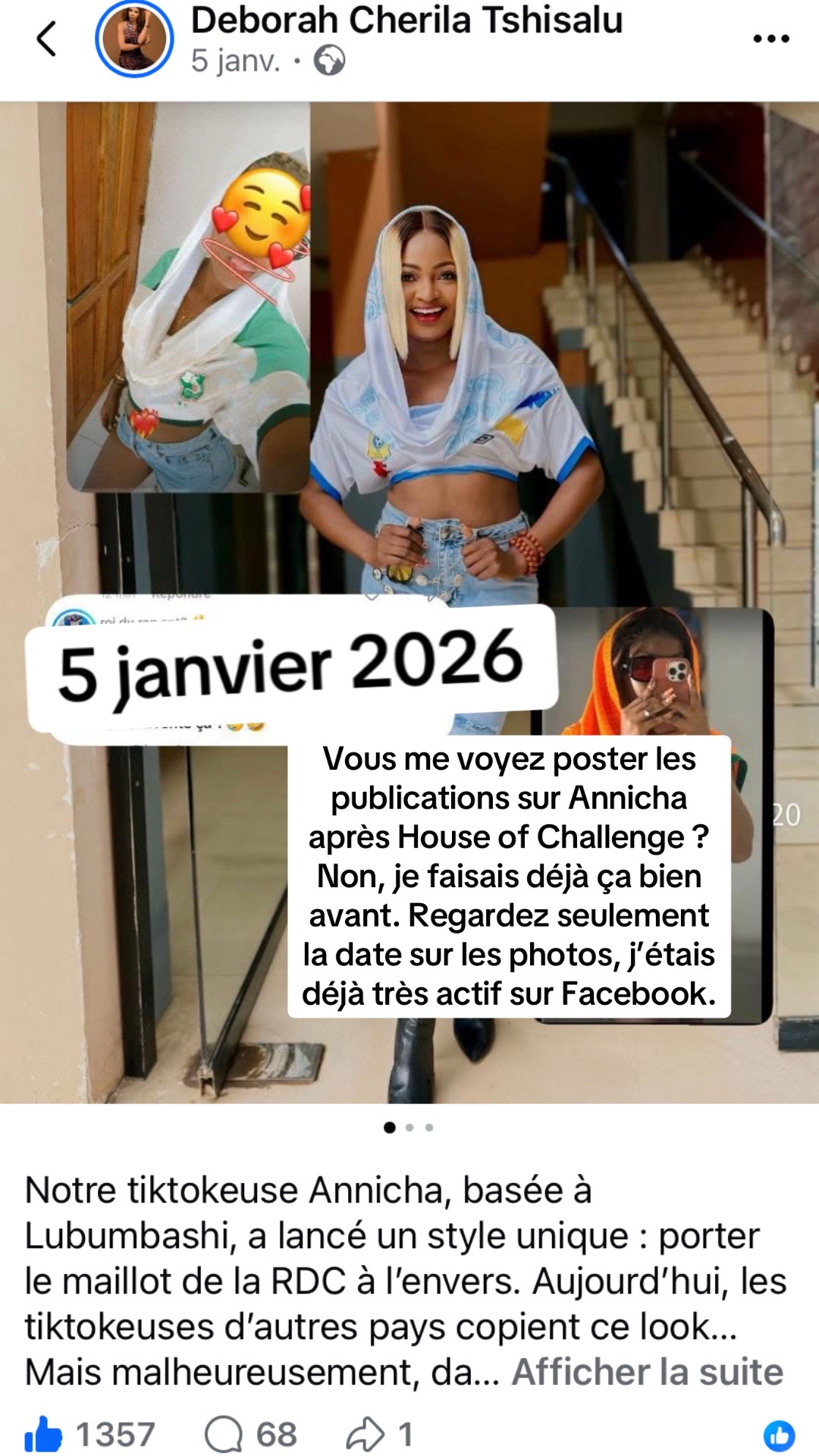 @Deborah tshisalu ngandu