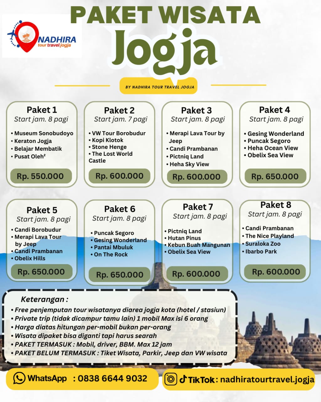 @nadhira tour travel jogja