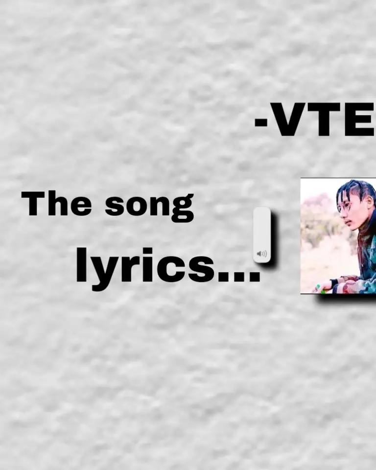 @The lyrics....