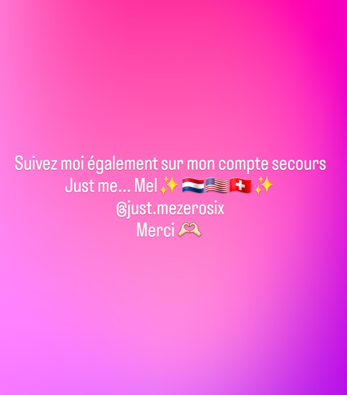 @Melissa ZeroSix✨🇳🇱🇺🇲🇨🇭✨