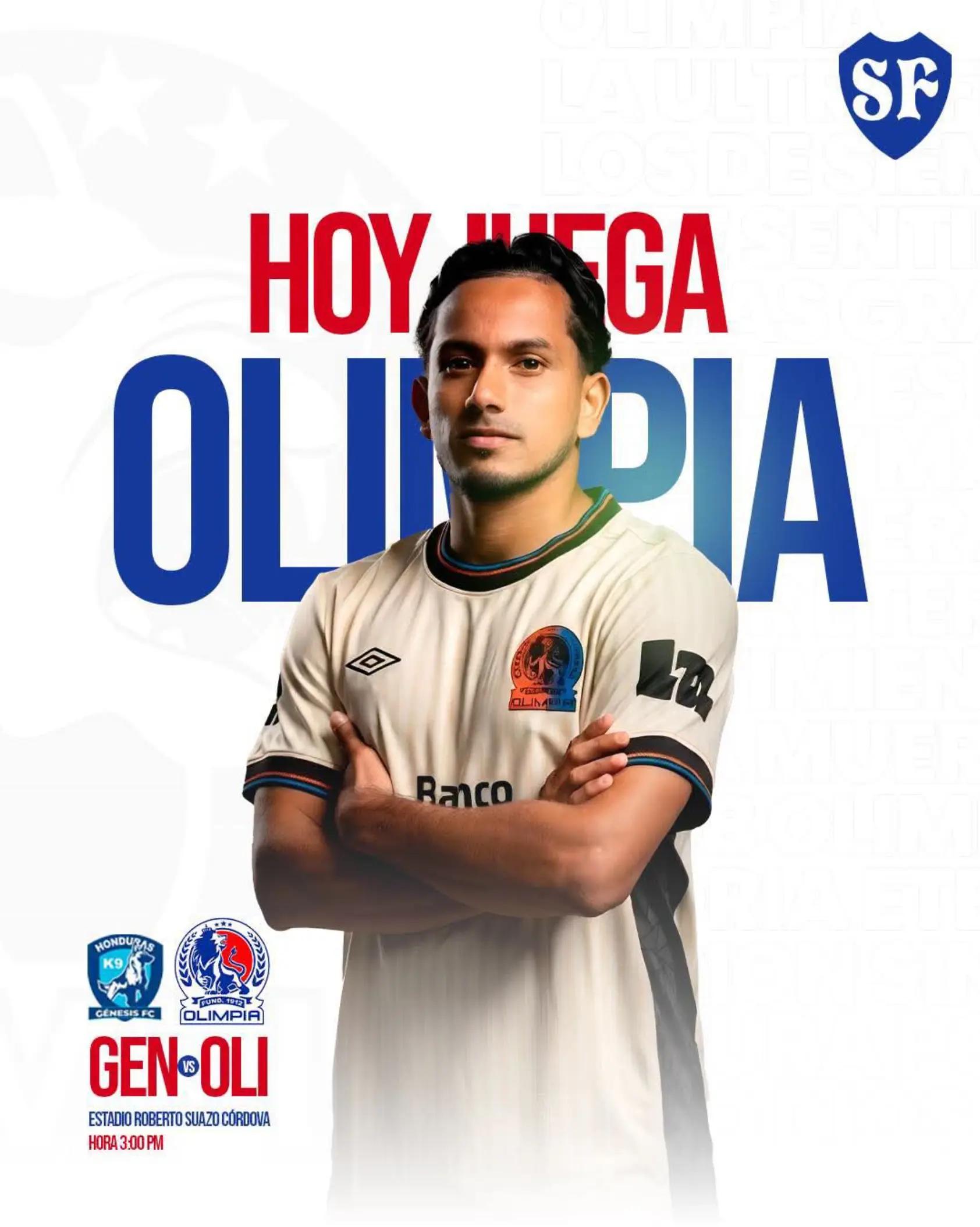 @Olimpia y nada m&aacute;s... ❤️🤍💙