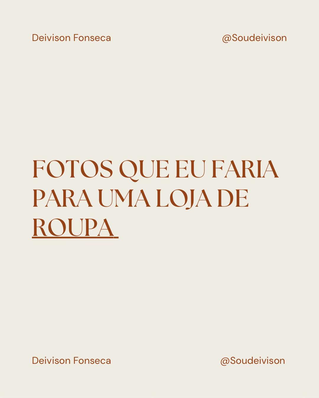 @Deivison Fonseca