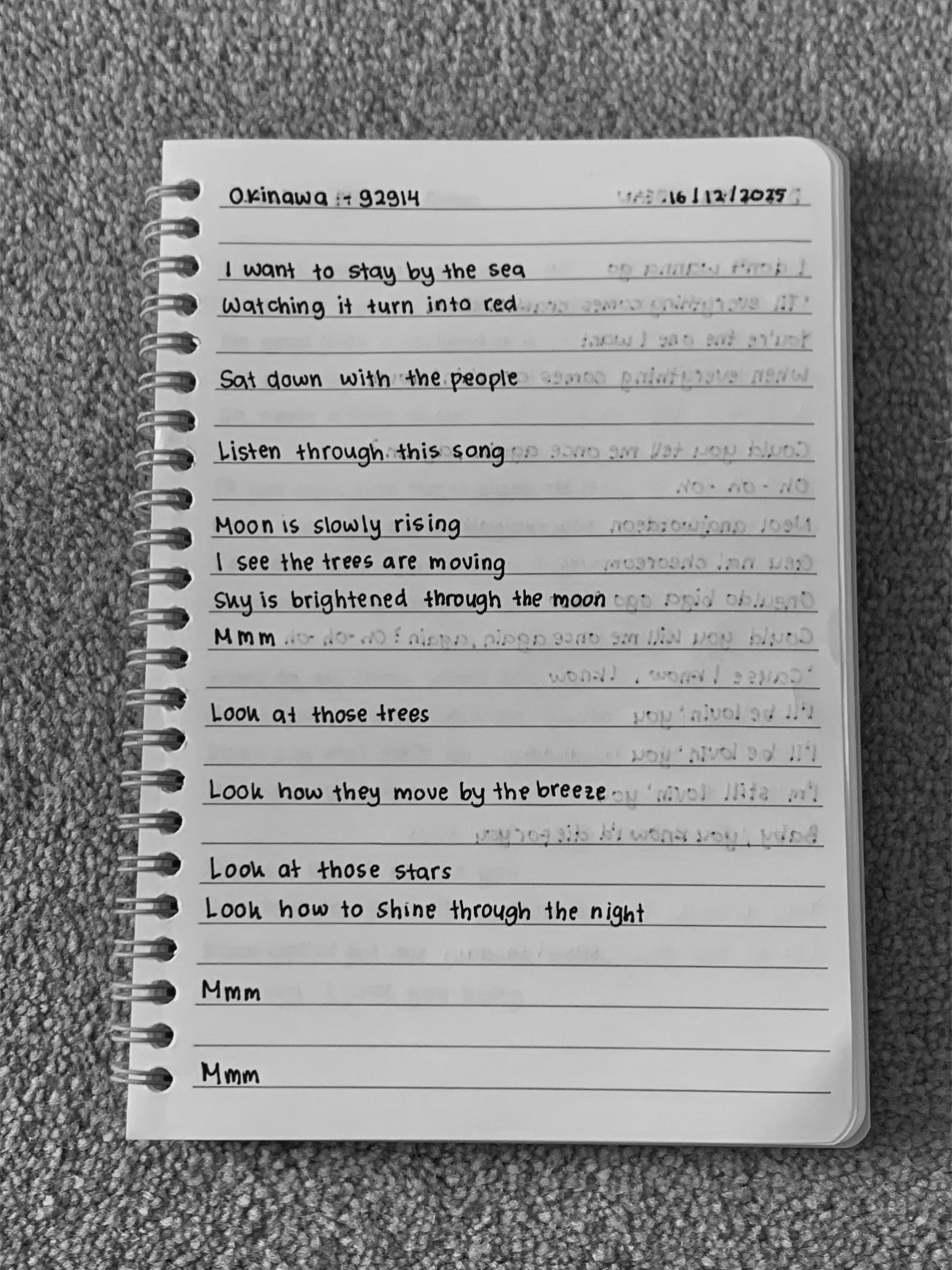 @handwriting lyrics