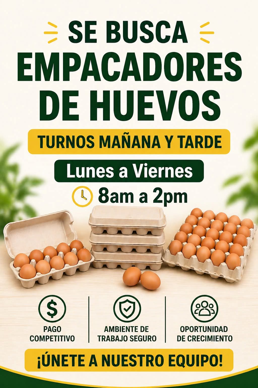 @trabajo si hay✅️