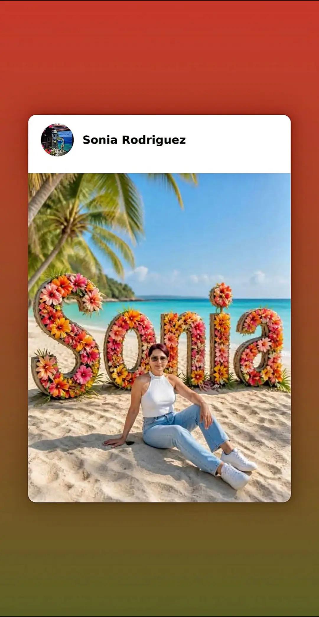 @Sonia Rodriguez