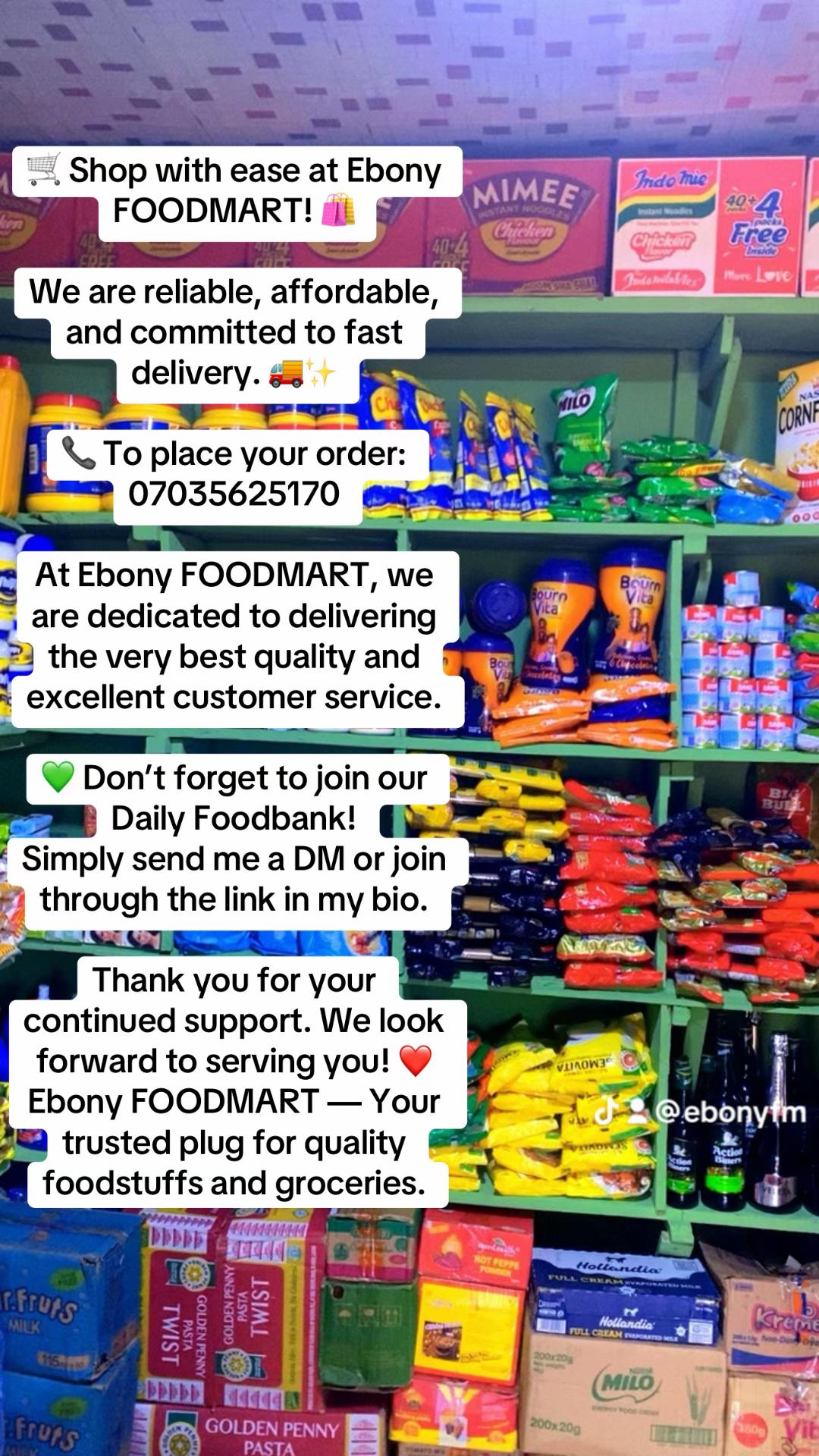 @FOODSTUFF &PROVISIONS IN AYOBO