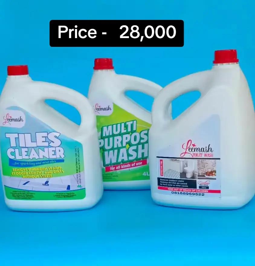 @Leemash cleaning products