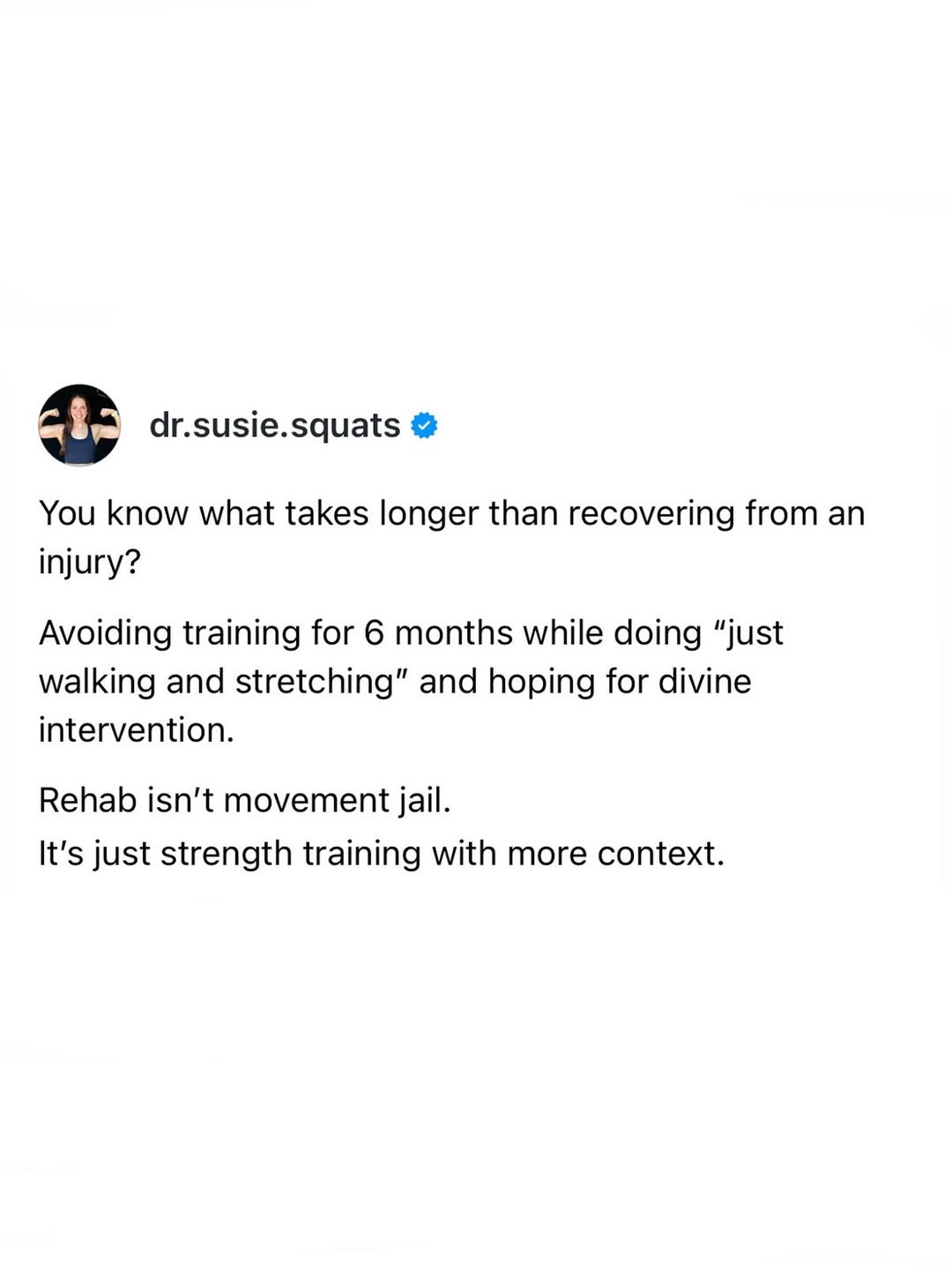 @Susie Spirlock, PT, DPT