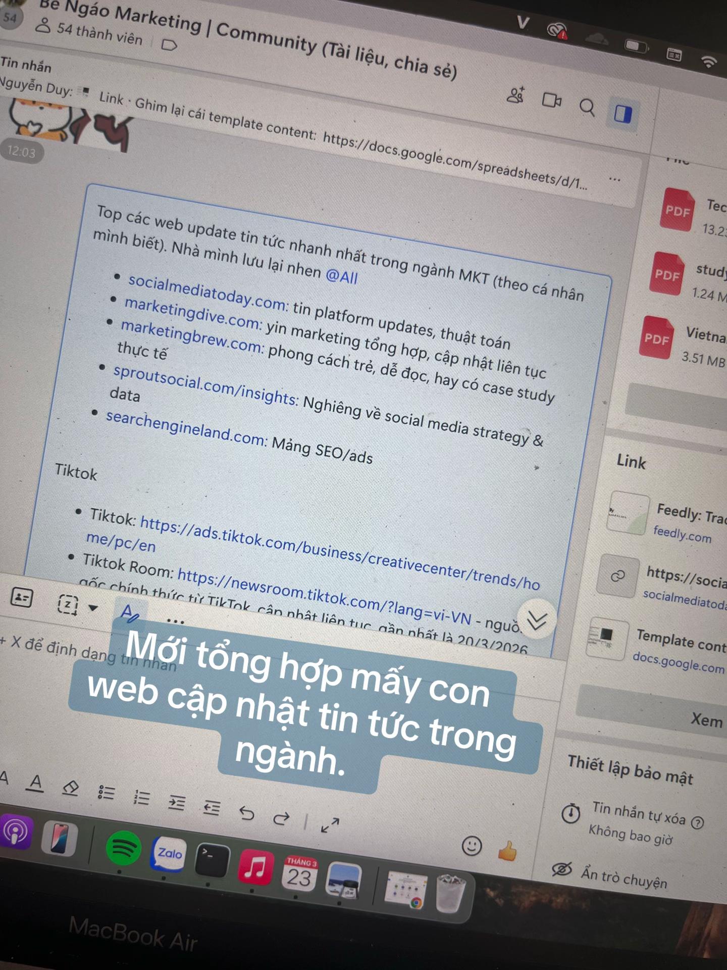 @“Bẻ Ngáo” Marketing cùng Duy