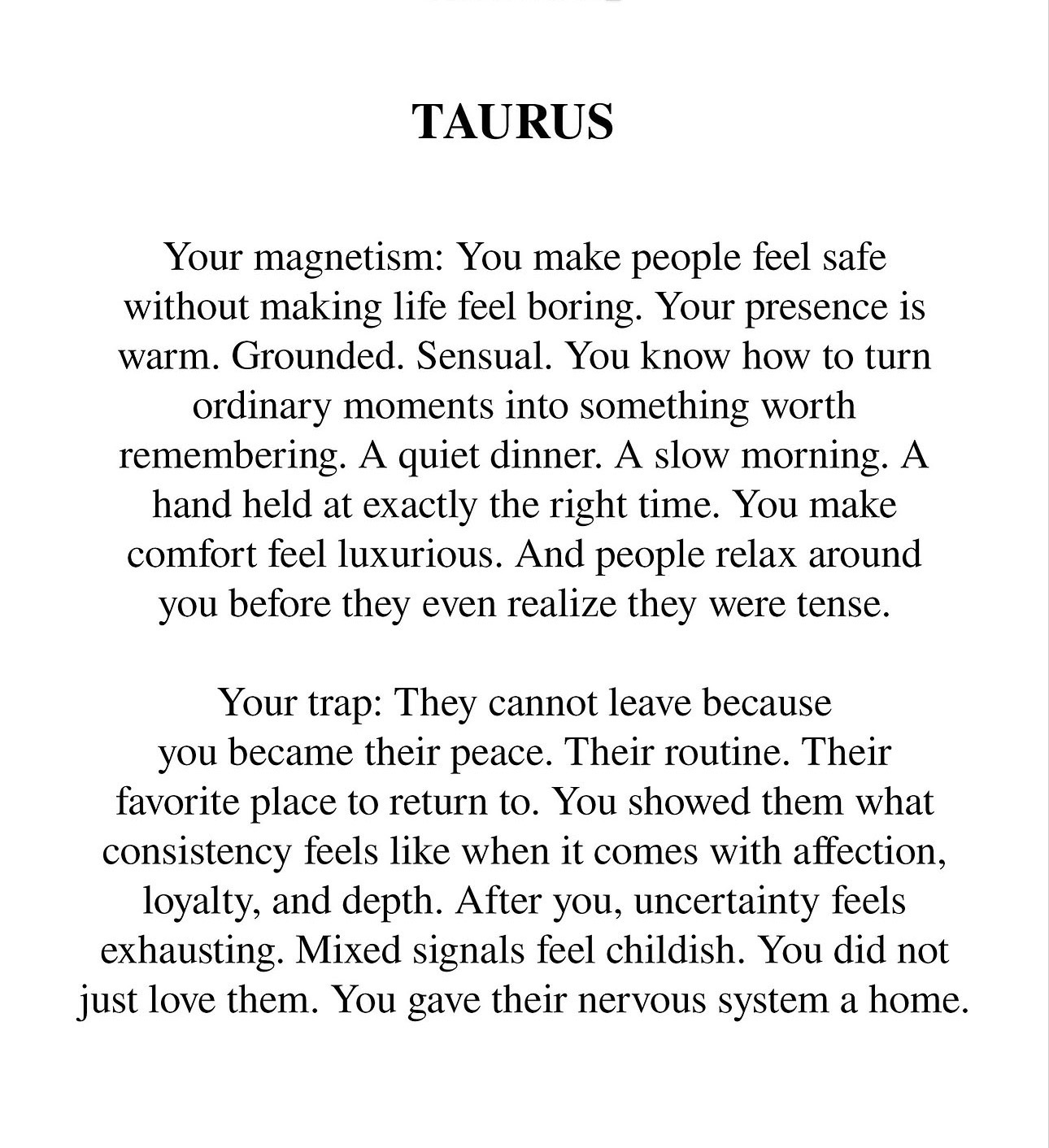 @A Taurus Goddess ๐