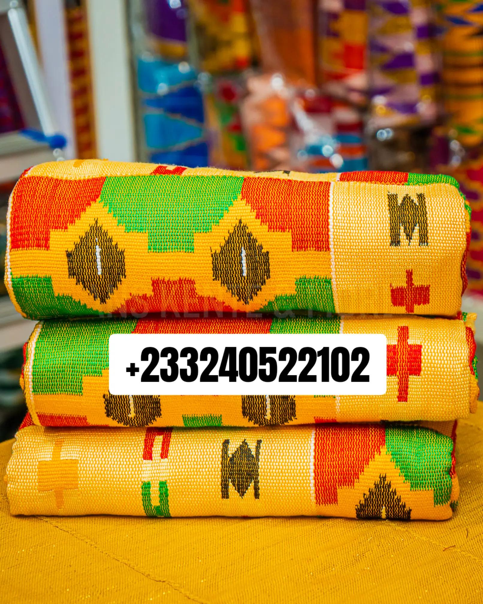 @KENTE VENDOR IN TEMA-MATAHEKO