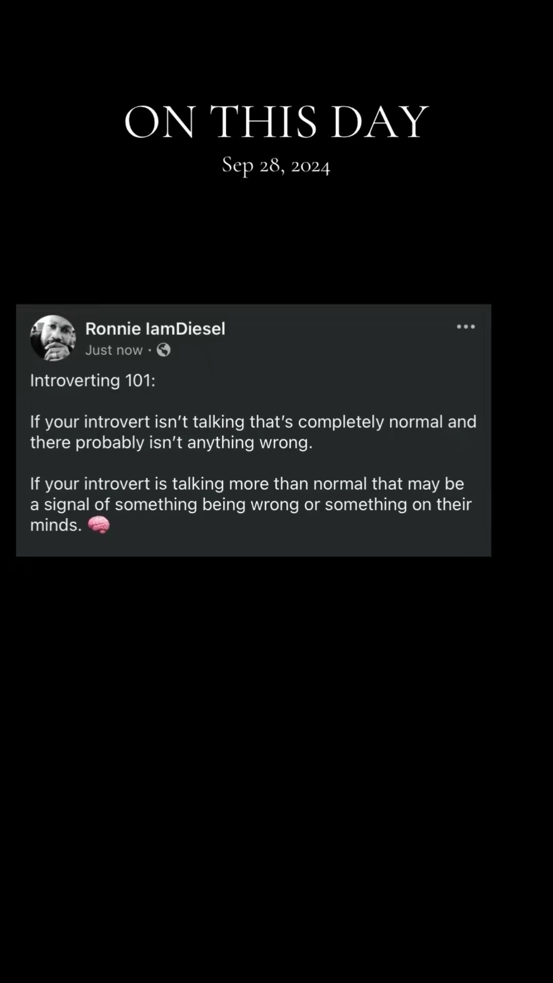 @Ron The Enlightened Introvert