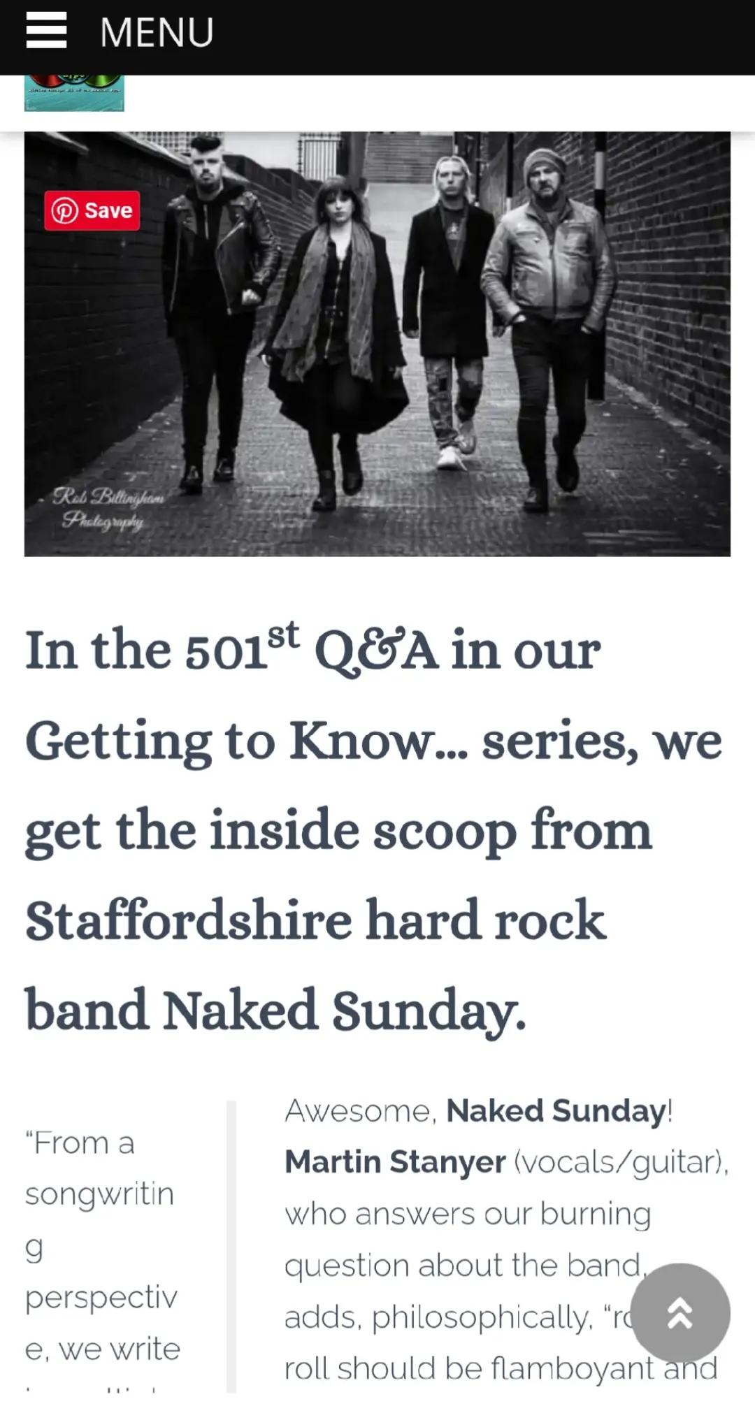 @naked Sunday uk