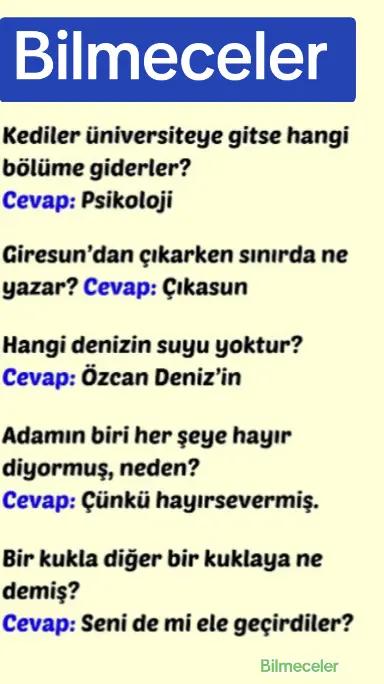 @Onur Çayğaracı 🌼Bilmeceler