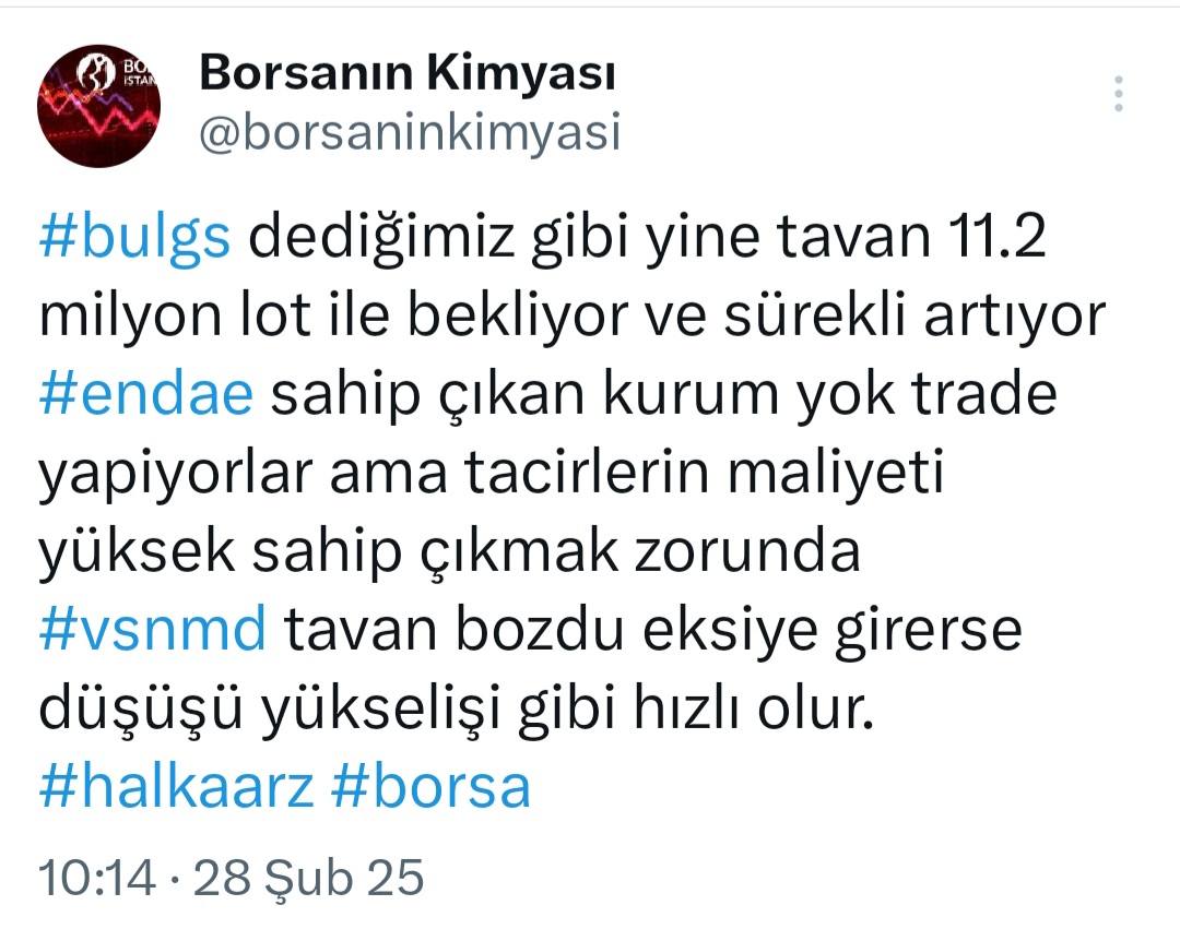 @Borsanın Kimyası