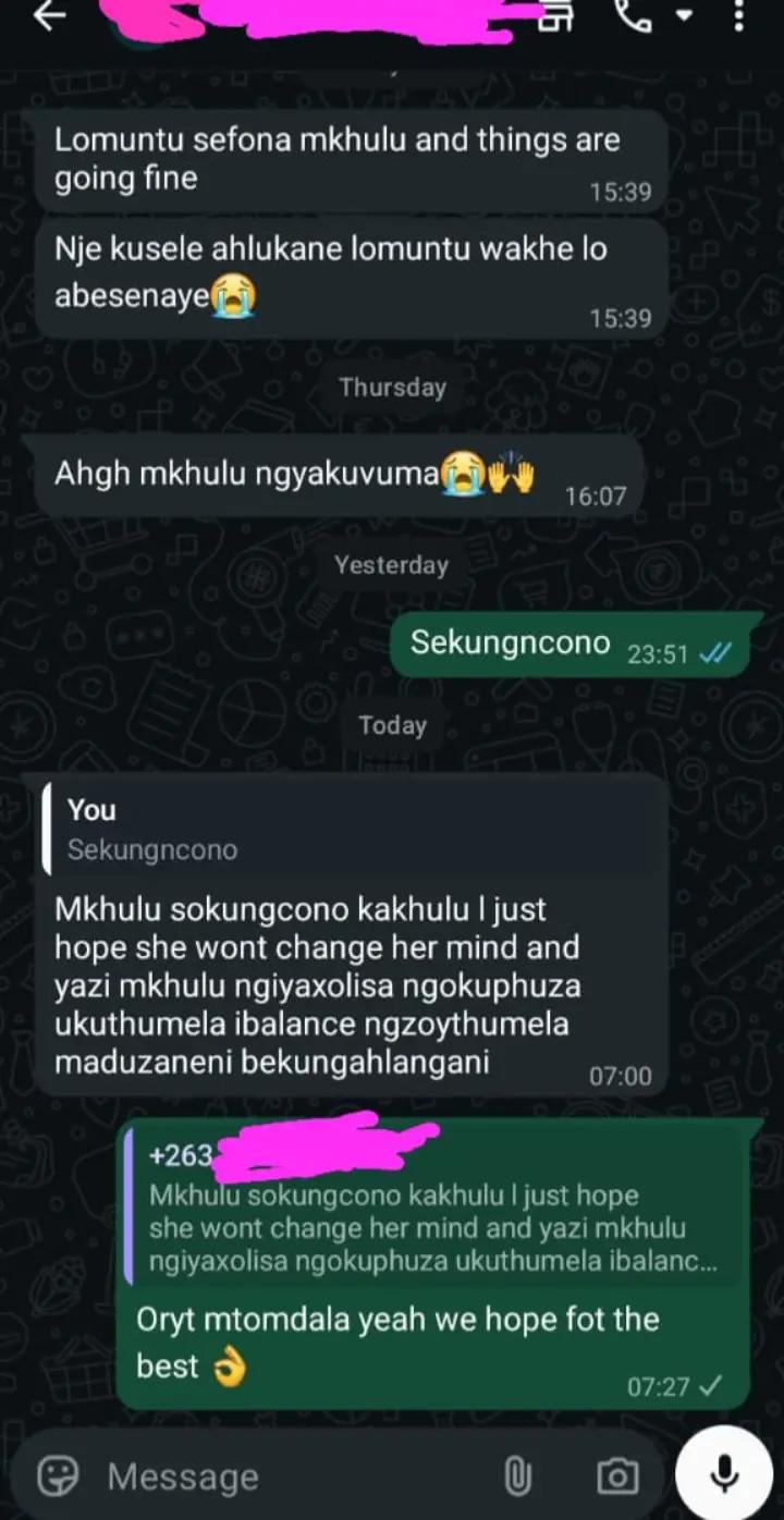 @Gogo mamoyo mazololo.
