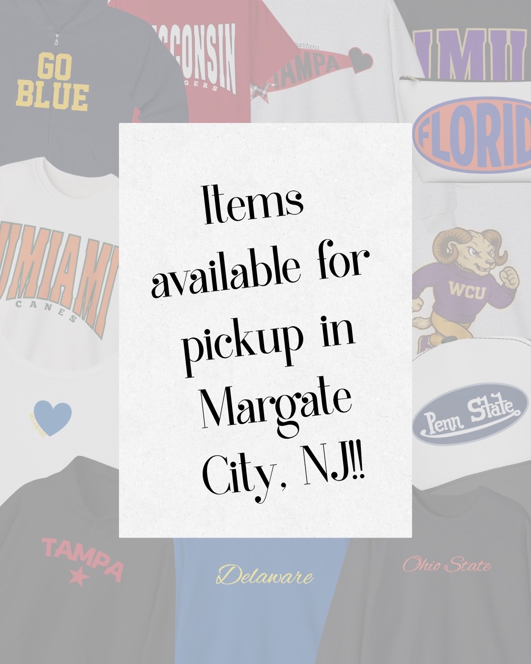 @Custom College Merch