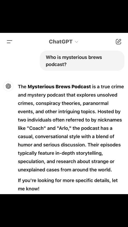 @Mysterious Brews Podcast