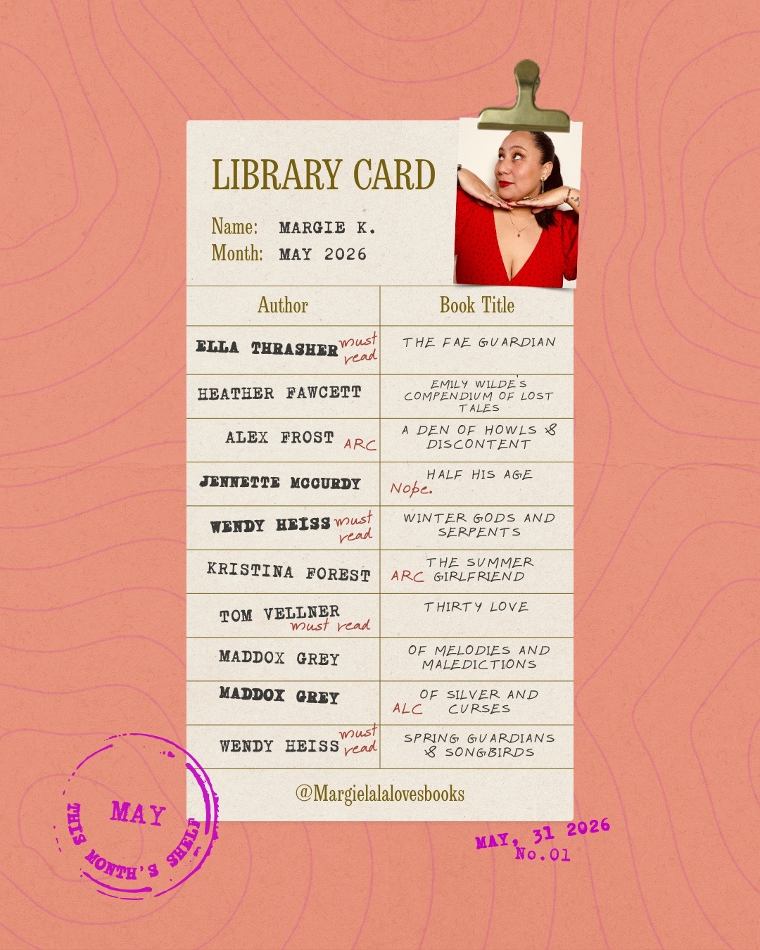 @Margielalalovesbooks📚🏋️&zwj;♀️✍️