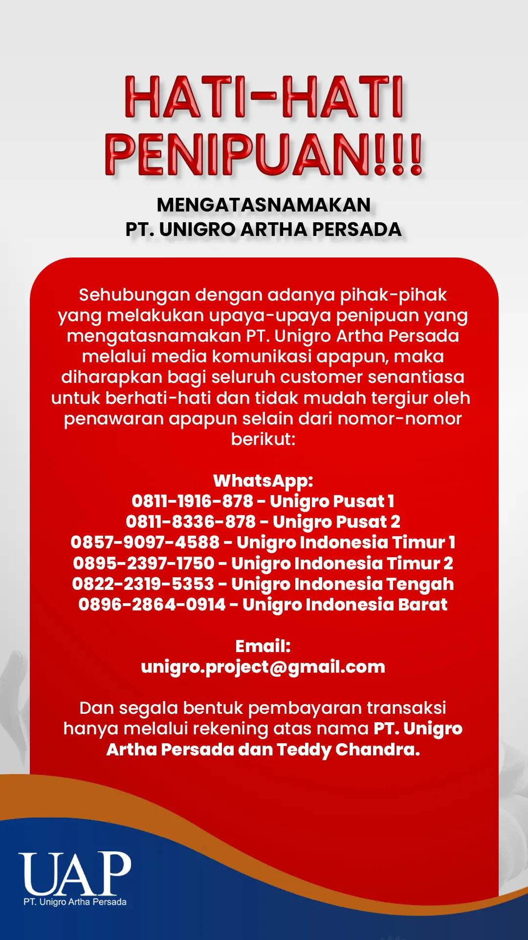 @Unigro Artha Persada Store