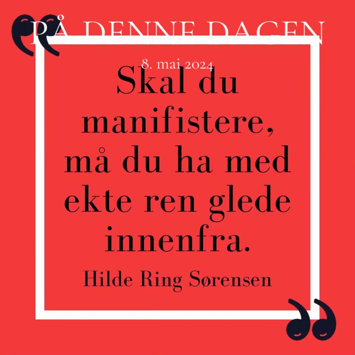 @Hilde Ring S&oslash;rensen