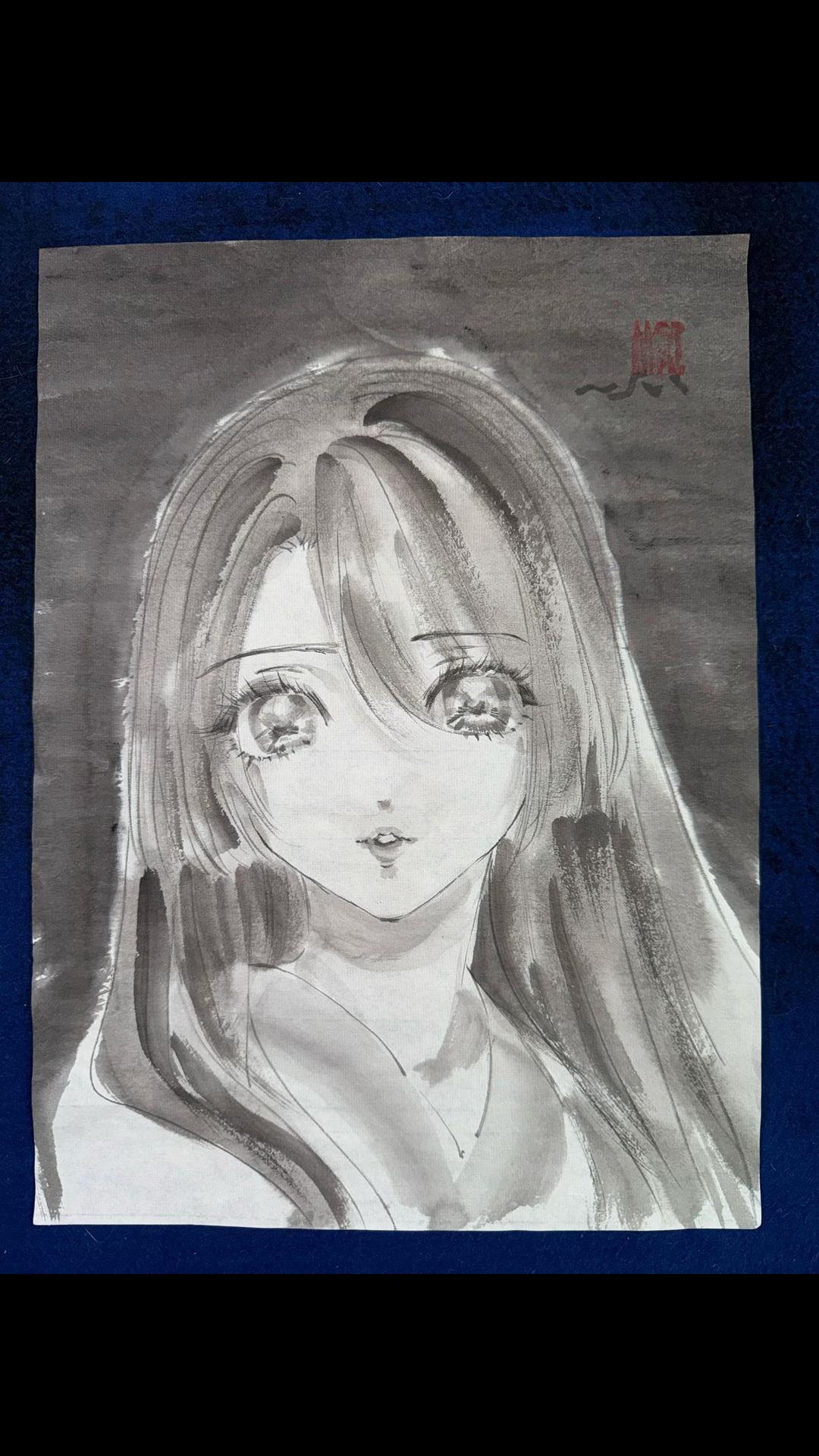 @まさい【うーちゃんちの墨絵画家】