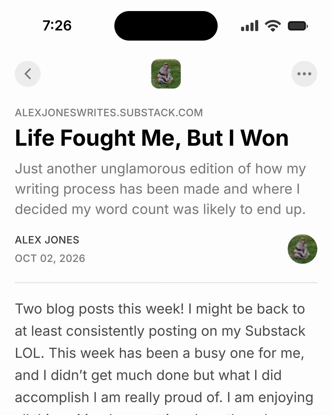 @Alex Jones | Author