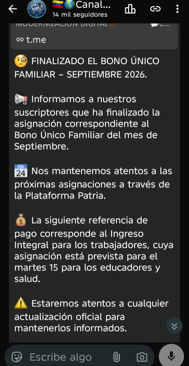 @NoticiasDPatria_Ve