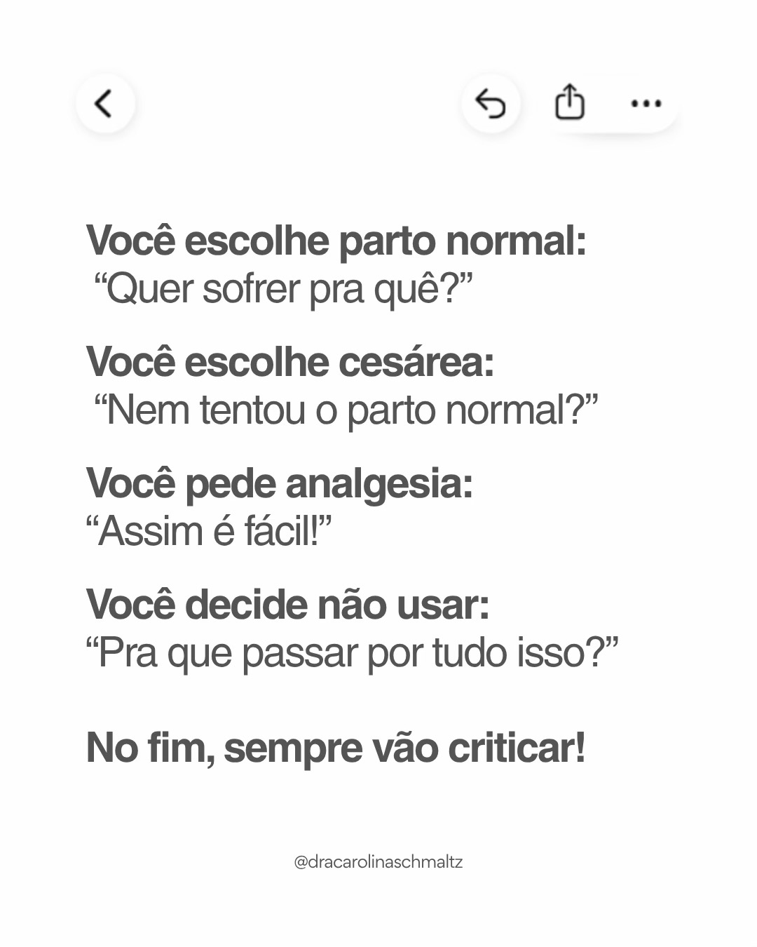 @Dra. Carolina Schmaltz