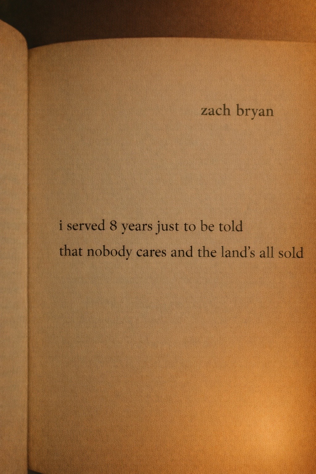 @Zach Bryan Quotes