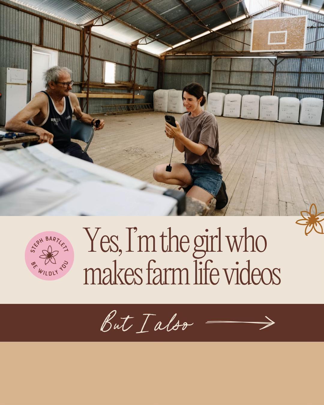 @Steph, random farm girl