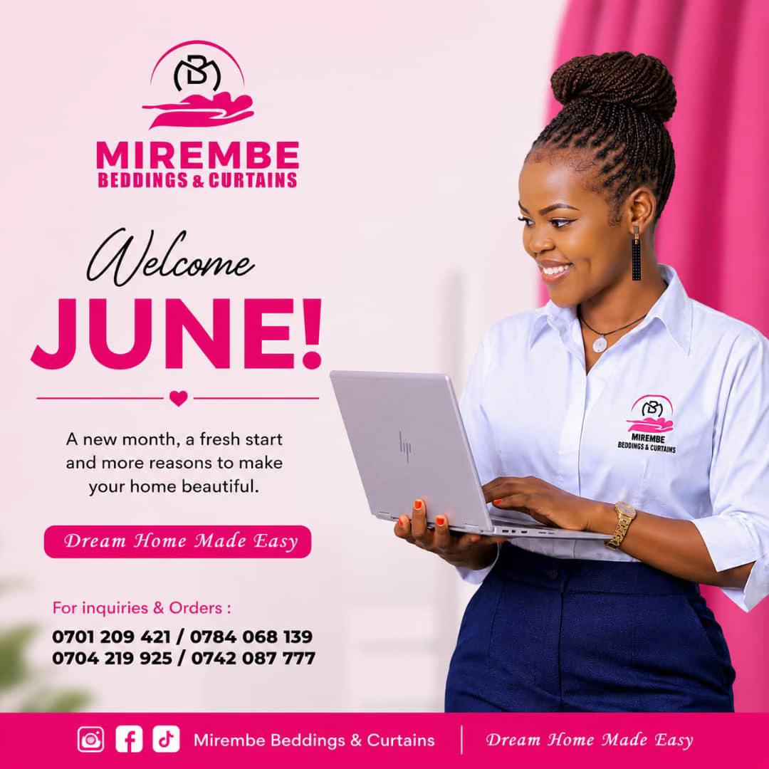 @Mirembe beddings and curtains