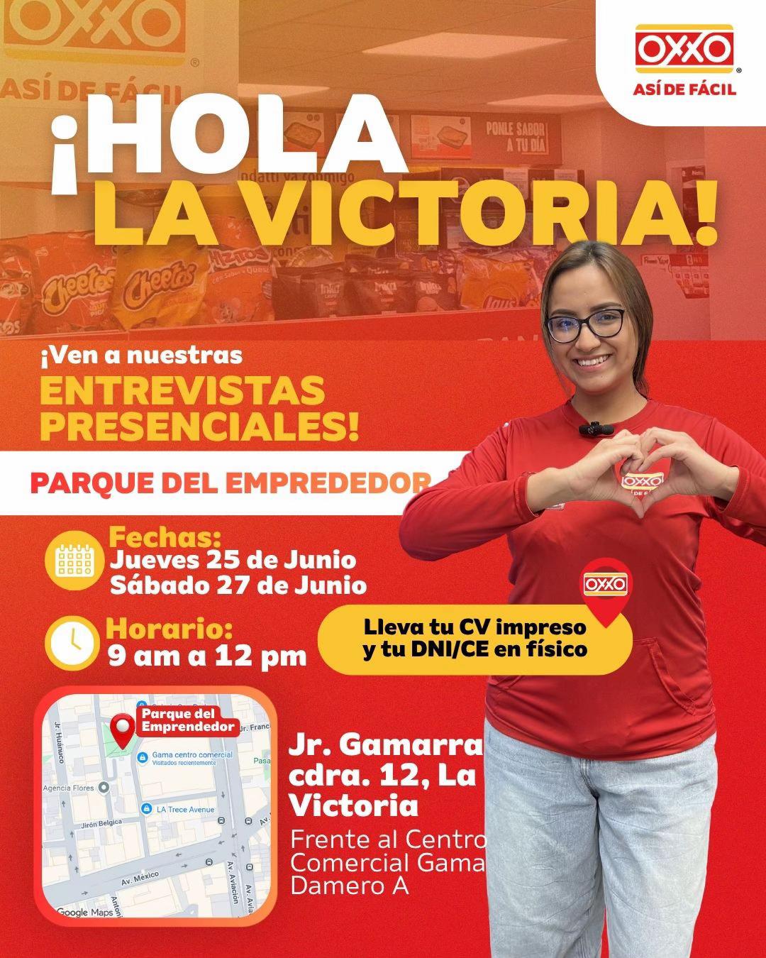@Trabaja en OXXO Per&uacute;
