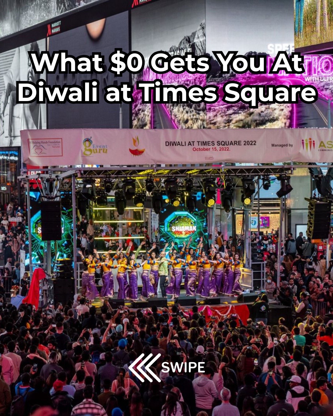 @Diwali at Times Square