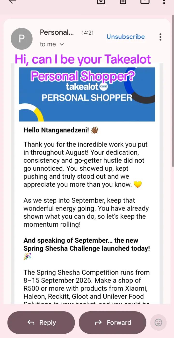 @Ntanga Takealot PS Ambassador