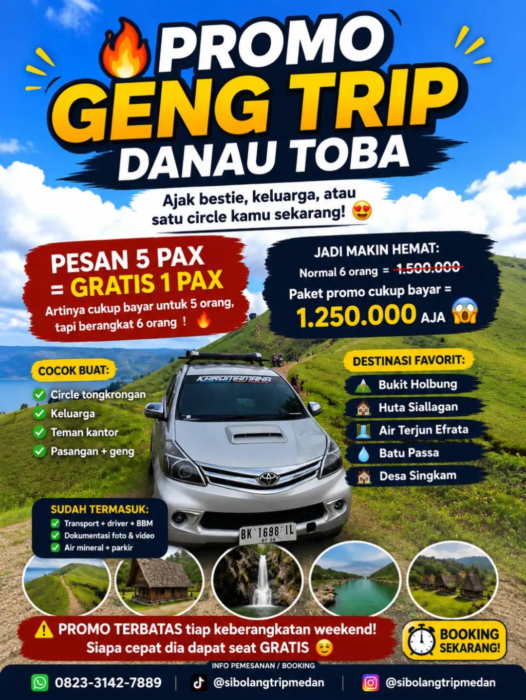 @OPEN TRIP MEDAN SUMUT