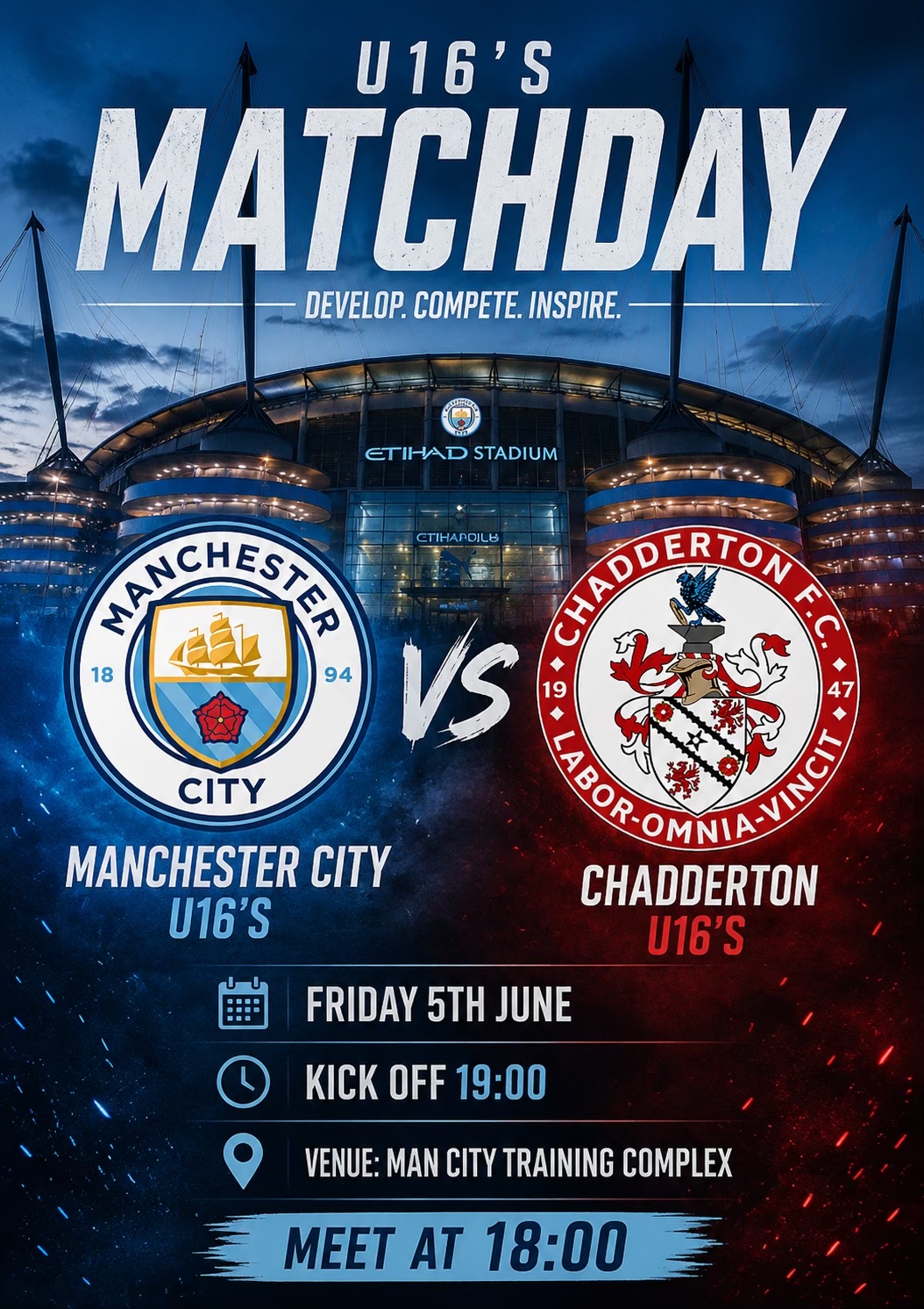 @Chadderton U17’s