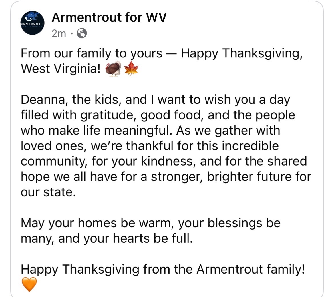@Armentrout for WV
