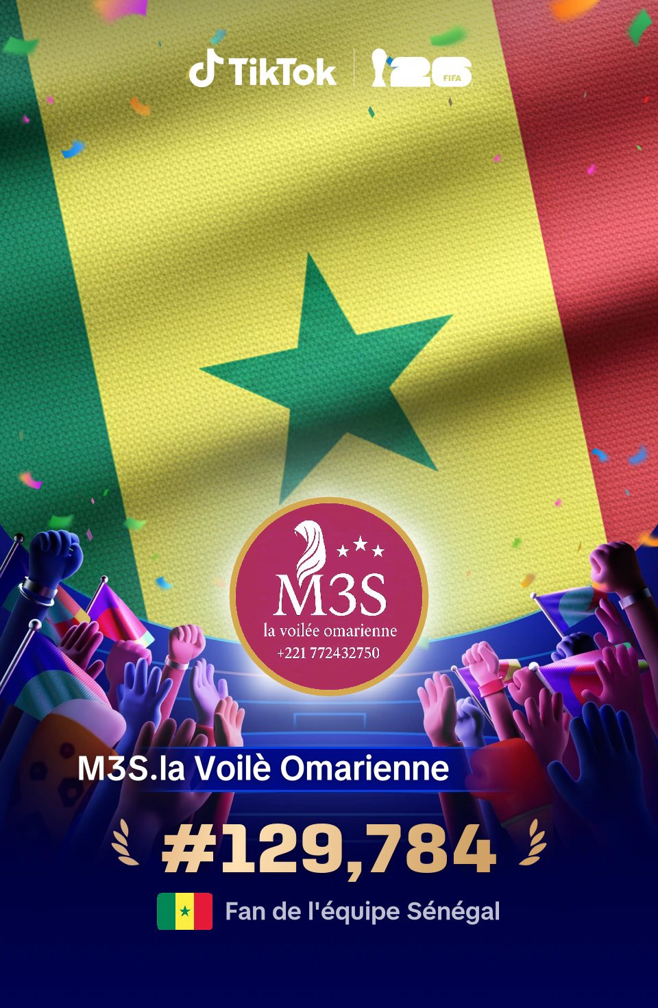 @M3S.la Voilè Omarienne 🧕🦋📿
