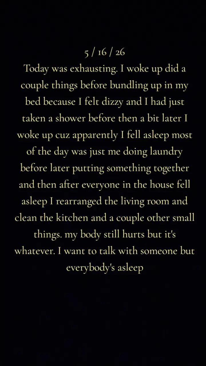 @~The thoughts of none but me~