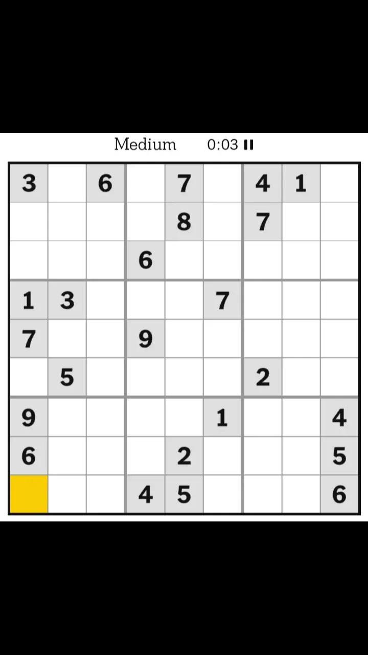 @NYT Sudoku
