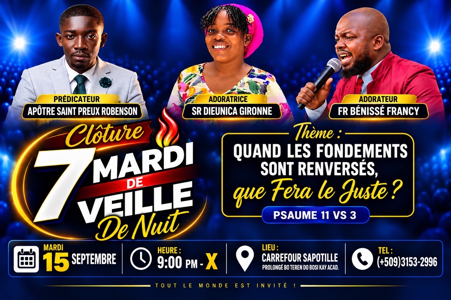 @Pasteur Enock Ministère MESAC