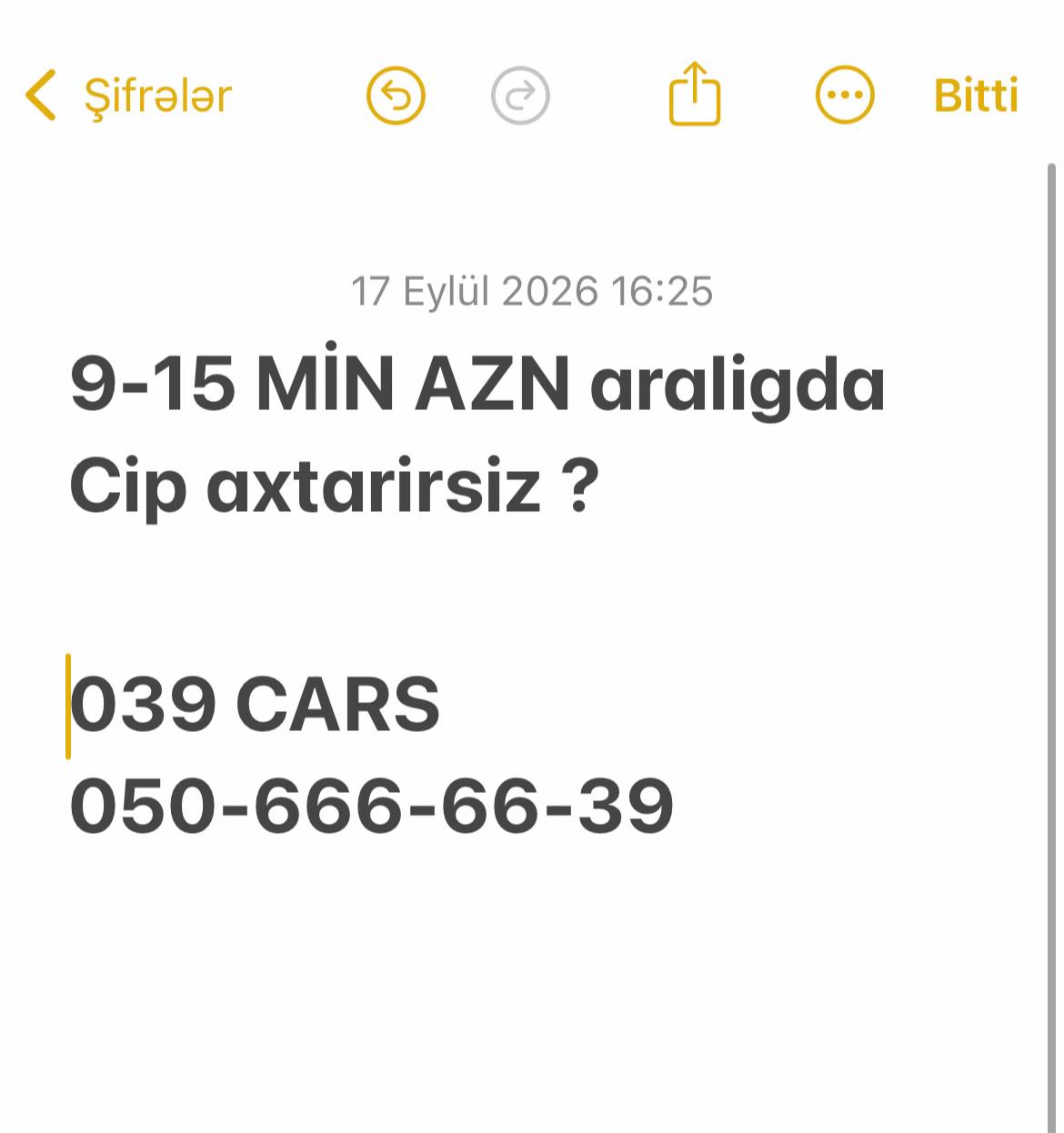 @039 CARS