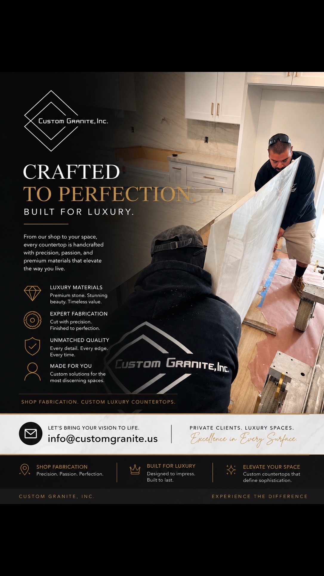 @Custom Granite Inc